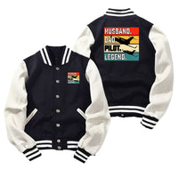 Thumbnail for Husband & Dad & Pilot & Legend Designed Baseball Style Jackets