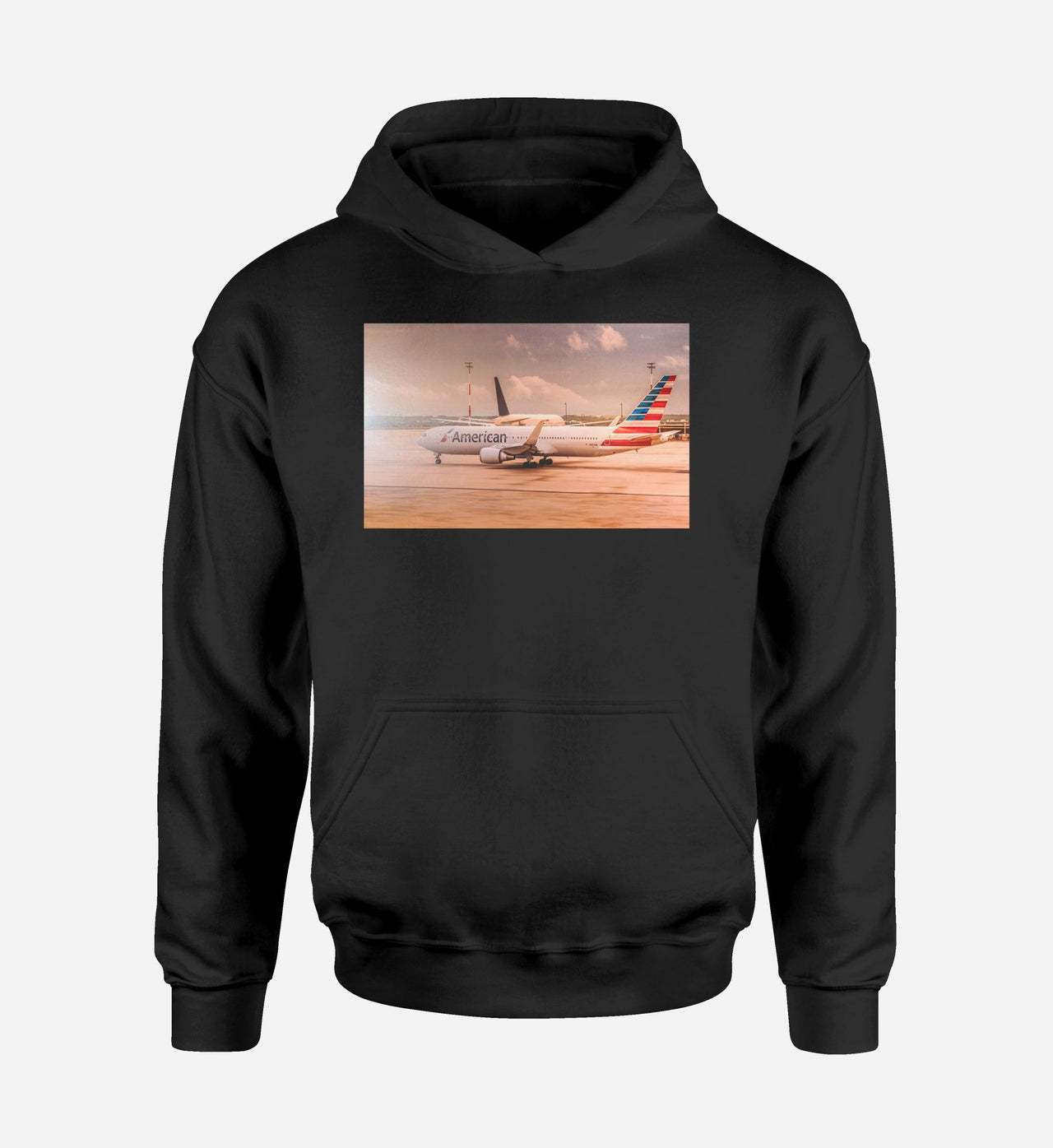American Airlines Boeing 767 Designed Hoodies
