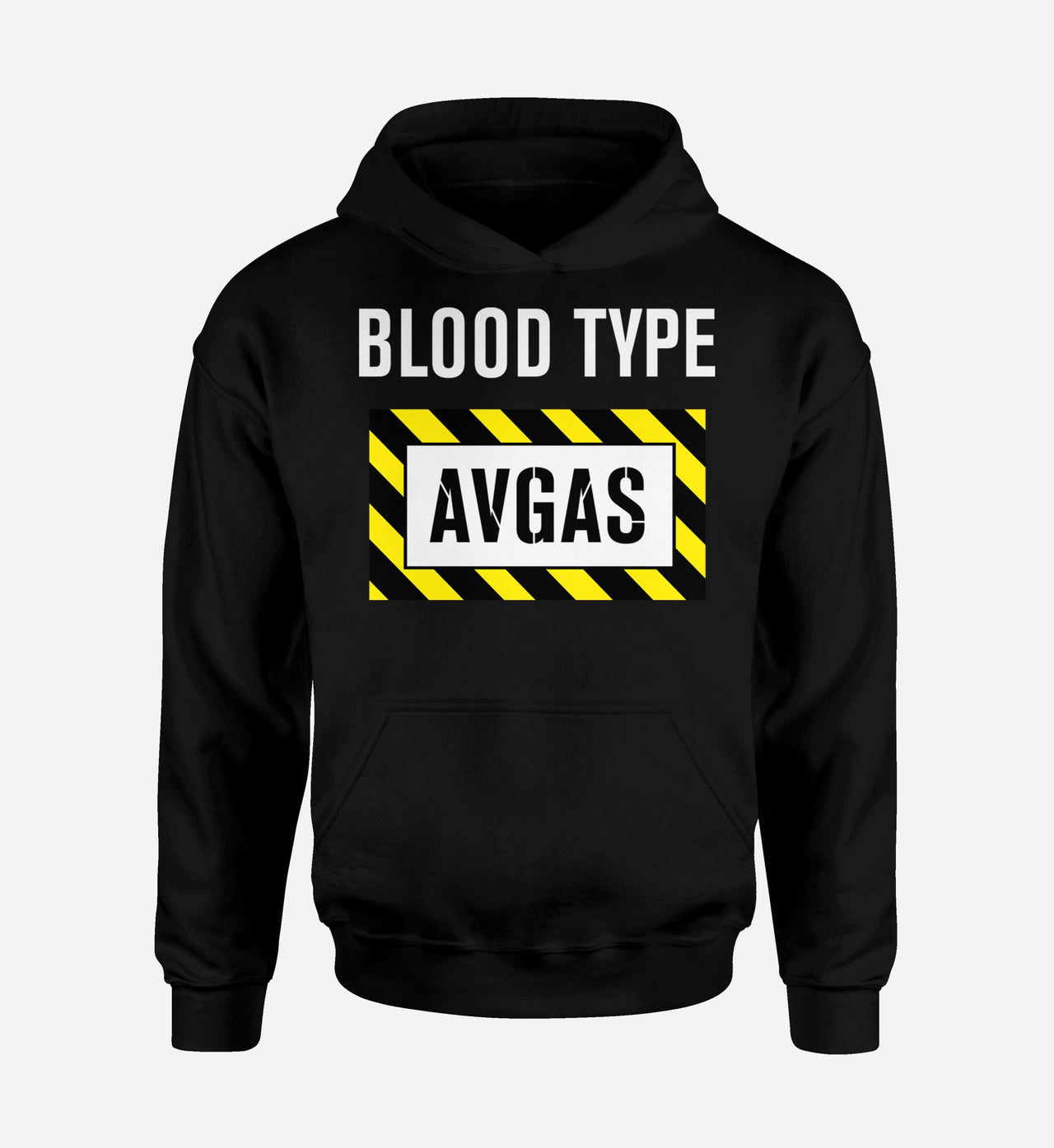 Blood Type AVGAS Designed Hoodies