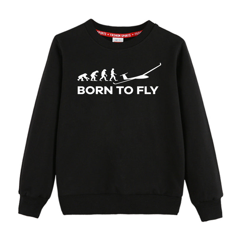 Born To Fly Glider Designed "CHILDREN" Sweatshirts