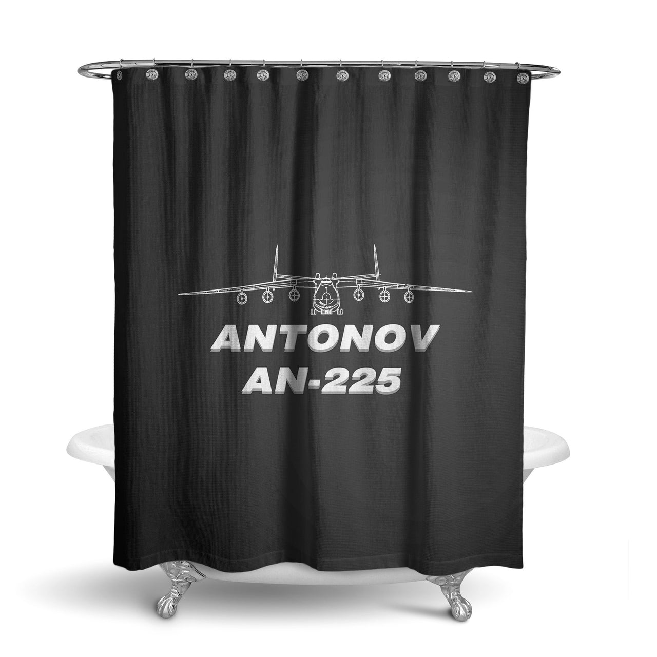 Antonov AN-225 (26) Designed Shower Curtains