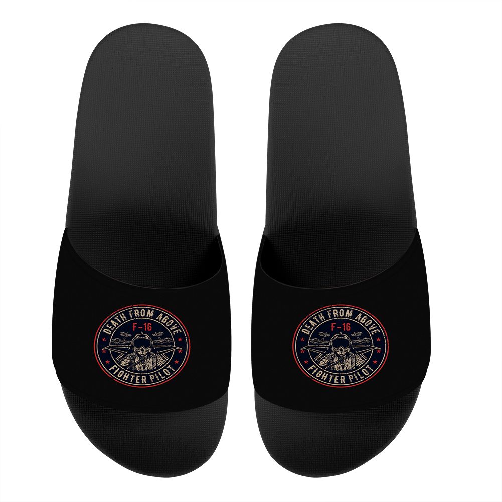 Fighting Falcon F16 - Death From Above Designed Sport Slippers