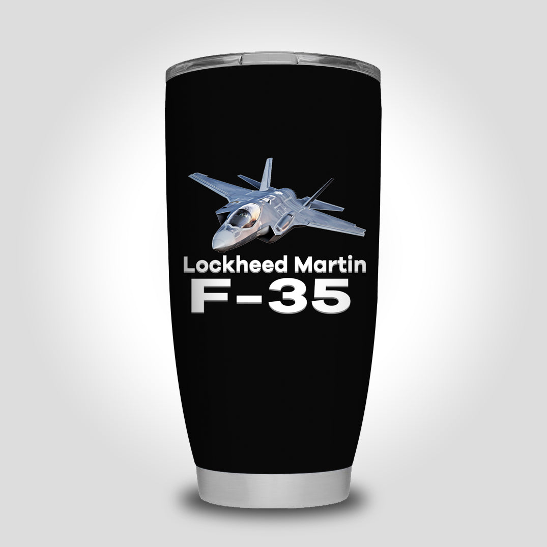 The Lockheed Martin F35 Designed Tumbler Travel Mugs