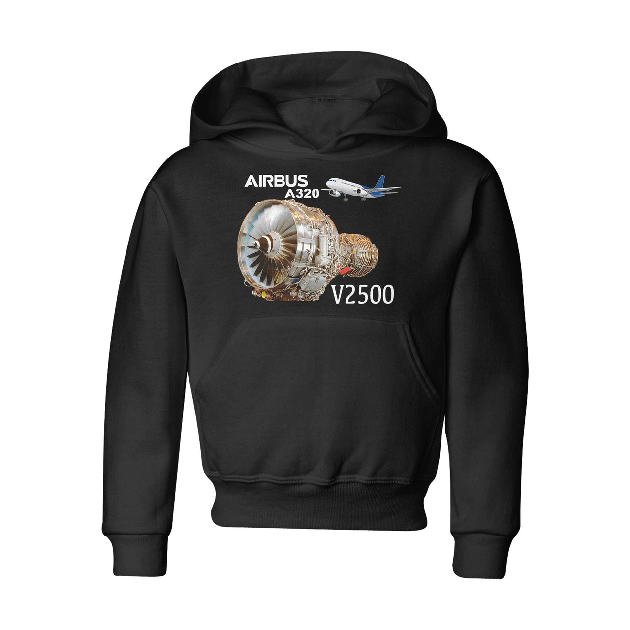 Airbus A320 & V2500 Engine Designed "CHILDREN" Hoodies