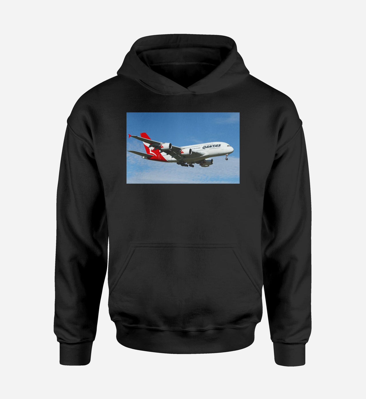 Landing Qantas A380 Designed Hoodies