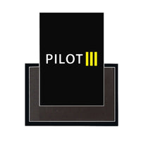 Thumbnail for Pilot & Stripes (3 Lines) Designed Magnets
