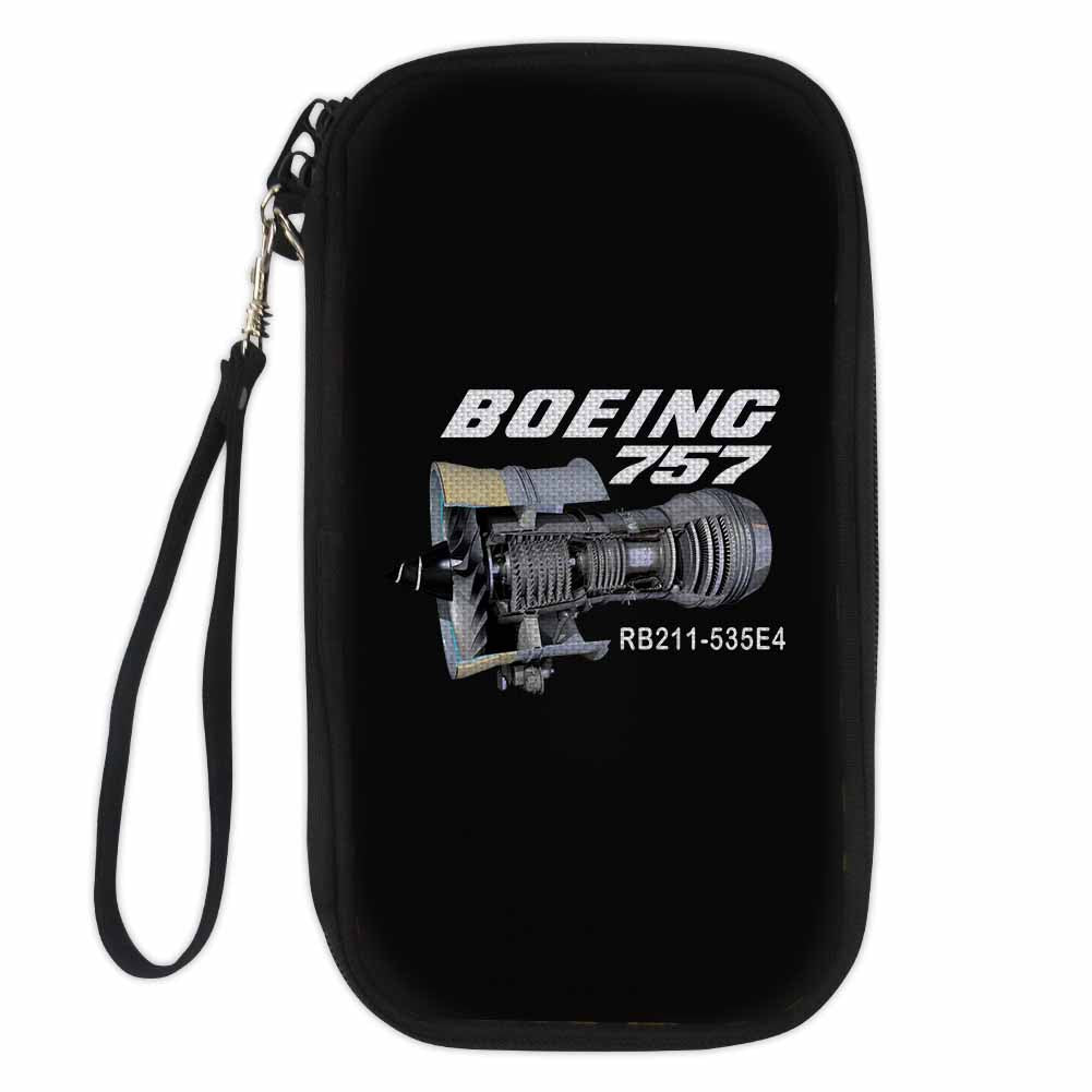 Boeing 757 & Rolls Royce Engine (RB211) Designed Travel Cases & Wallets