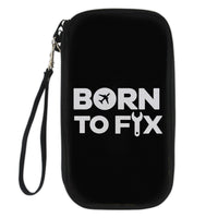 Thumbnail for Born To Fix Airplanes Designed Travel Cases & Wallets