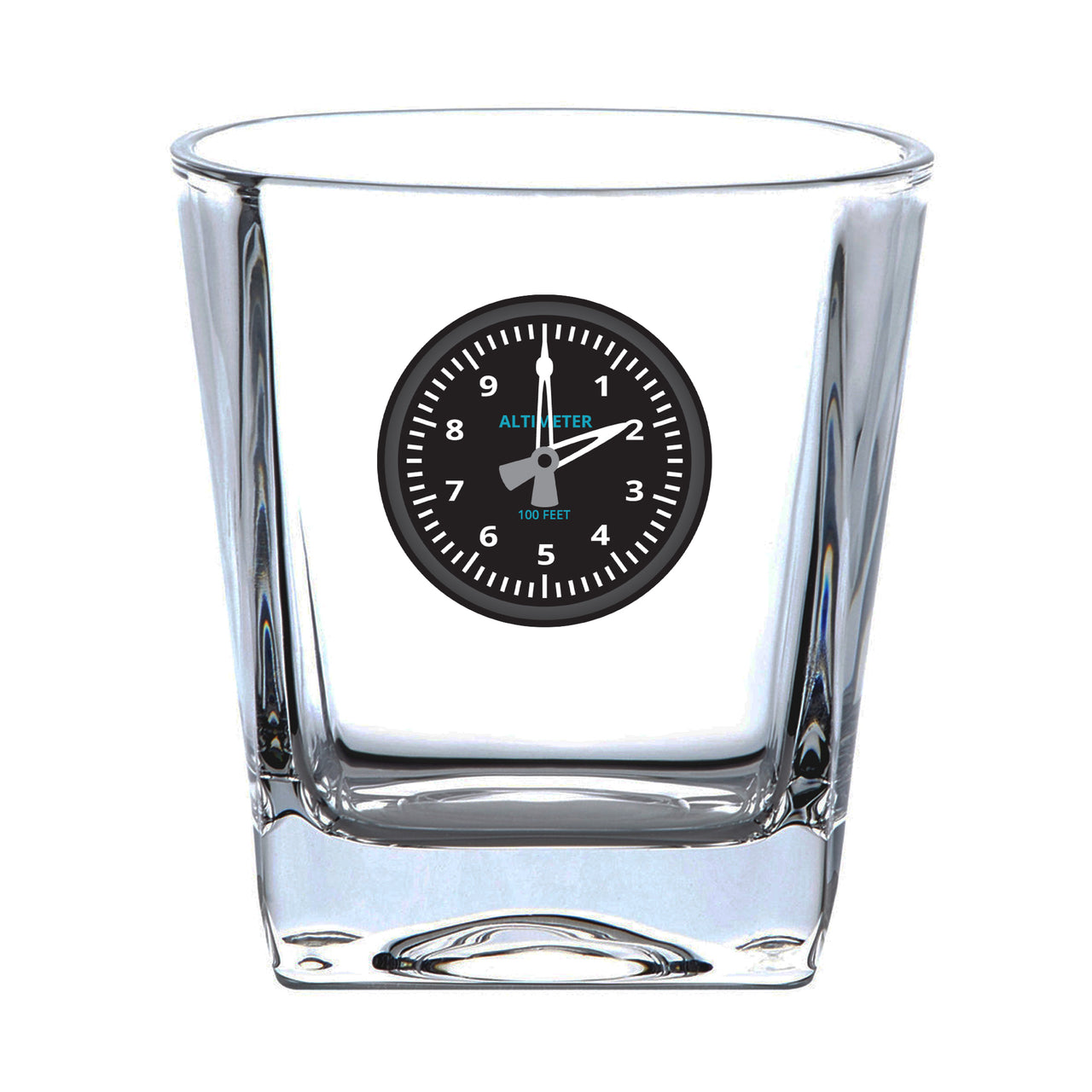 Altimeter Designed Whiskey Glass