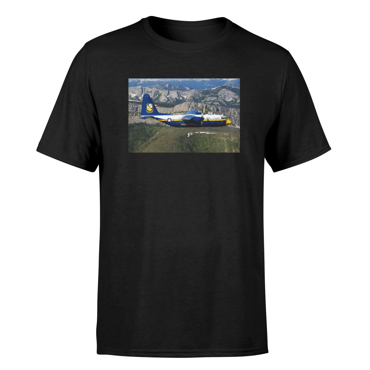 Amazing View with Blue Angels Aircraft Designed T-Shirts