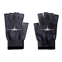 Thumbnail for McDonnell Douglas MD-11 Silhouette Plane Designed Cut Gloves