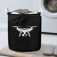 Thumbnail for Drone Silhouette Designed Laundry Baskets