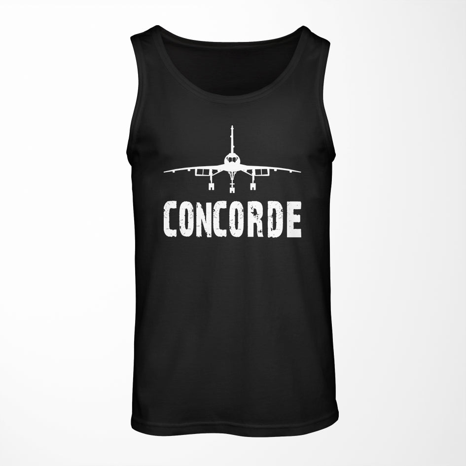 Concorde & Plane Designed Tank Tops