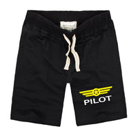 Thumbnail for Pilot & Badge Designed Cotton Shorts