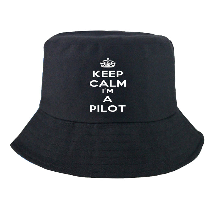 Keep Calm I'm a Pilot Designed Summer & Stylish Hats