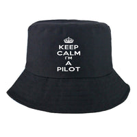 Thumbnail for Keep Calm I'm a Pilot Designed Summer & Stylish Hats