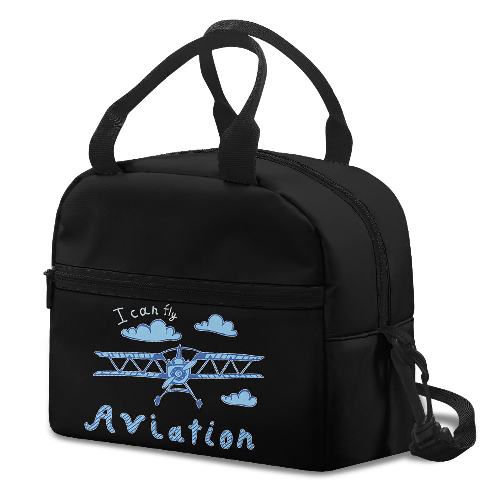 I Can Fly & Aviation Designed Lunch Bags