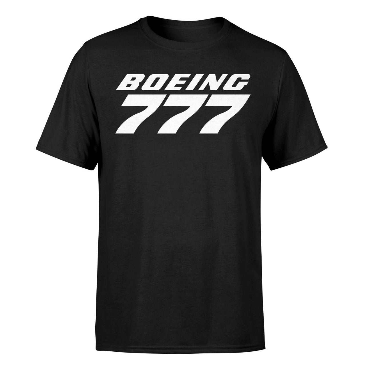 Boeing 777 & Text Designed T-Shirts