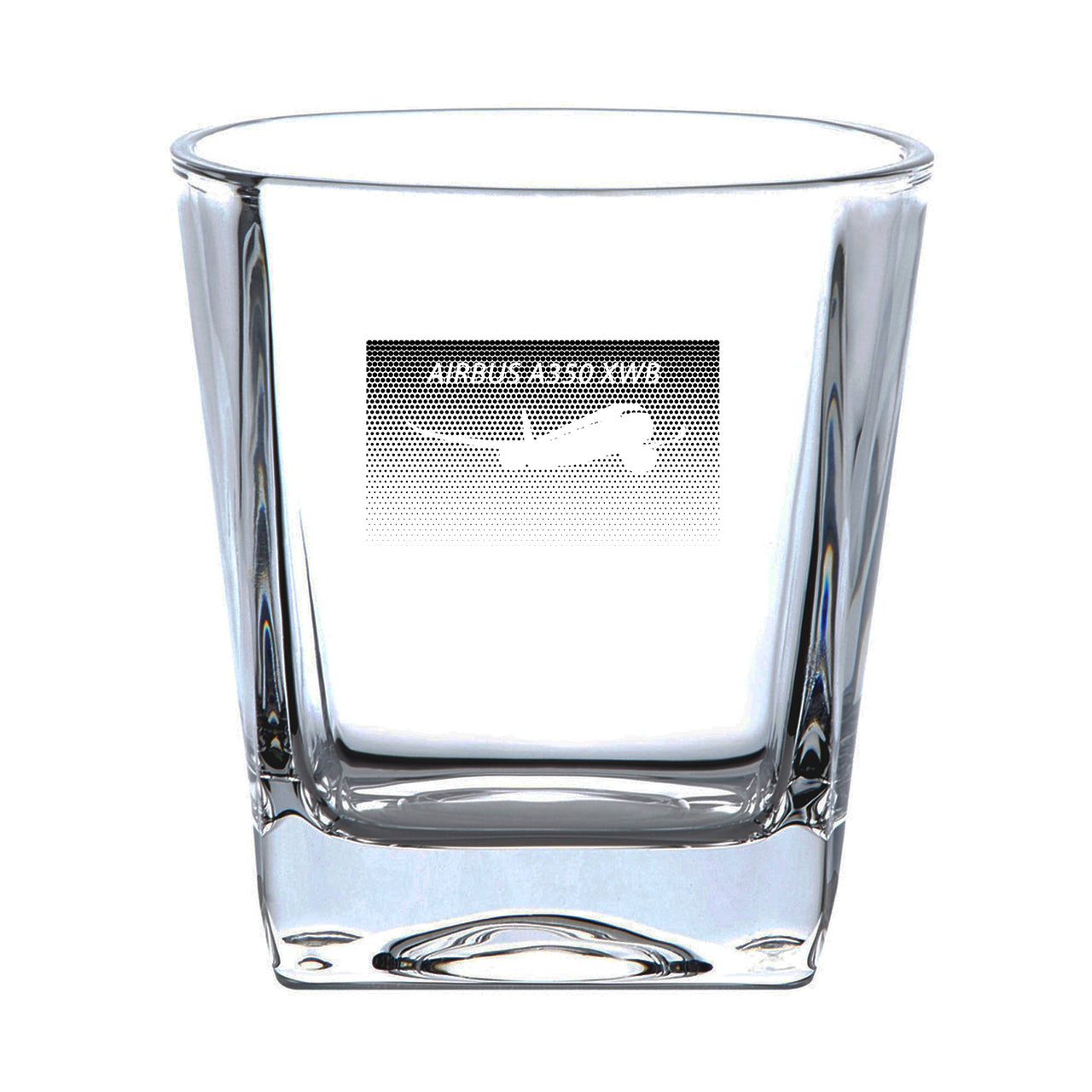 Airbus A350XWB & Dots Designed Whiskey Glass
