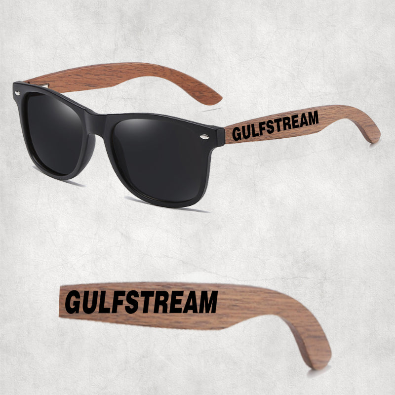 Gulfstream & Text Designed Sun Glasses