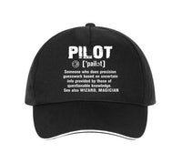 Thumbnail for Pilot [Noun] Designed Hats Pilot Eyes Store Black 