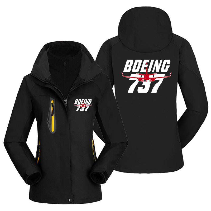 Amazing Boeing 737 Designed Thick "WOMEN" Skiing Jackets