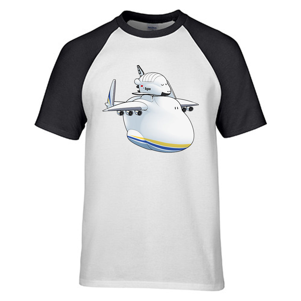 Antonov 225 And Buran Designed Raglan T-Shirts