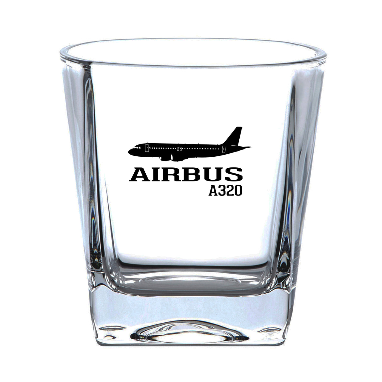 Airbus A320 Printed Designed Whiskey Glass