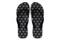 Thumbnail for Airbus A380 Love at first flight Designed Slippers (Flip Flops)