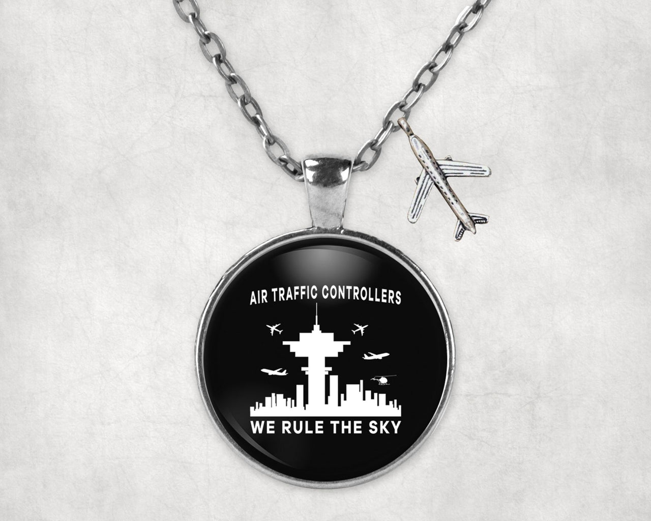 Air Traffic Controllers - We Rule The Sky Designed Necklaces