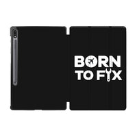 Thumbnail for Born To Fix Airplanes Designed Samsung Tablet Cases