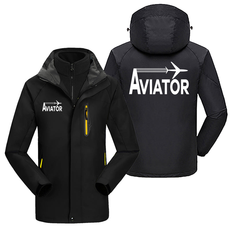 Aviator Designed Thick Skiing Jackets