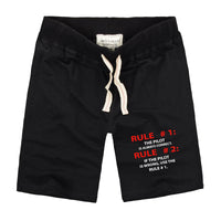 Thumbnail for Rule 1 - Pilot is Always Correct Designed Cotton Shorts