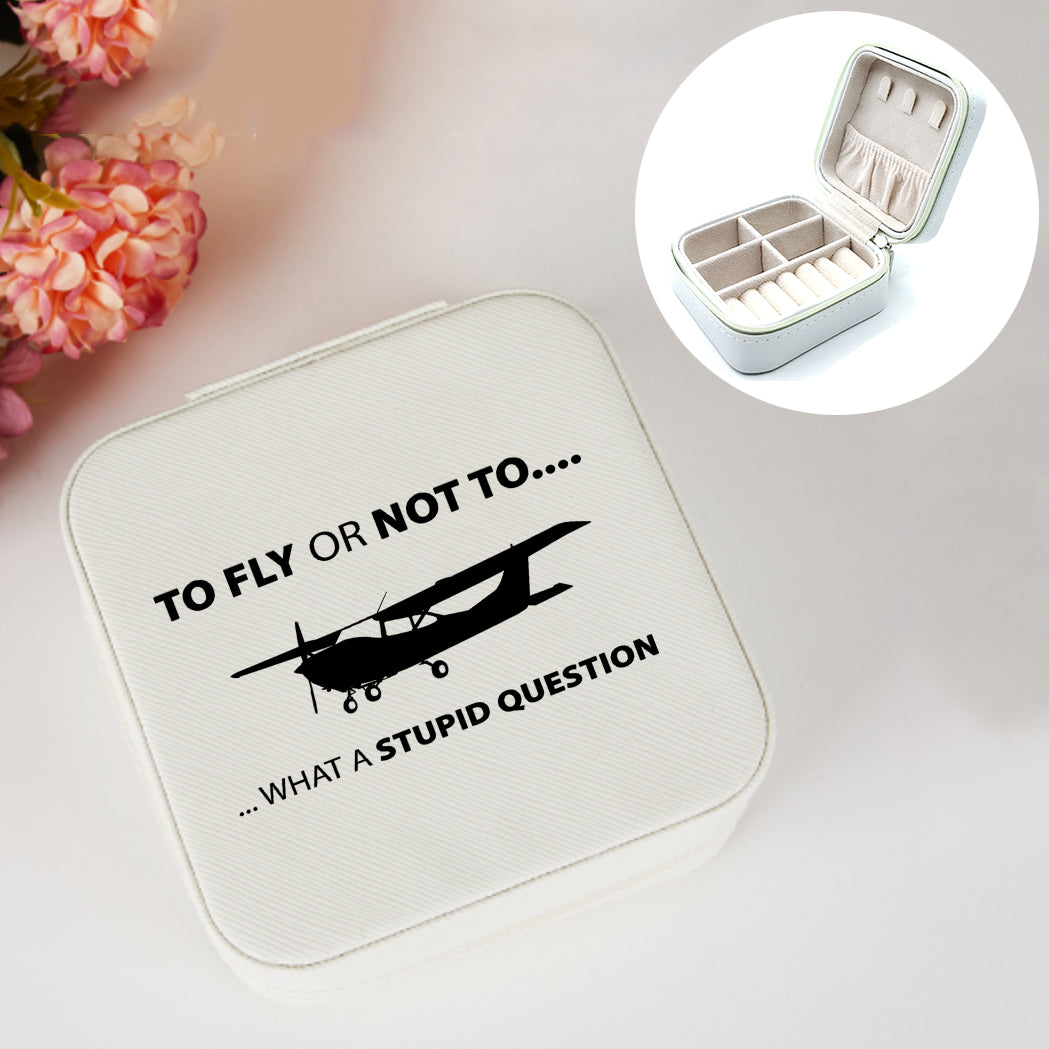 To Fly or Not To What a Stupid Question Designed Leather Jewelry Boxes