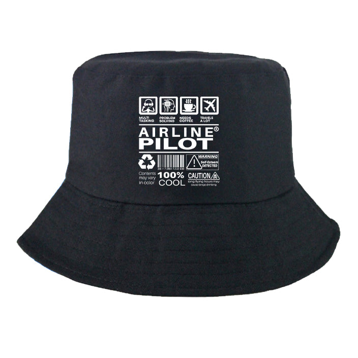Airline Pilot Label Designed Summer & Stylish Hats
