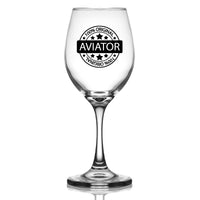 Thumbnail for %100 Original Aviator Designed Wine Glasses