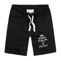 Thumbnail for Keep Calm I'm a Pilot Designed Cotton Shorts