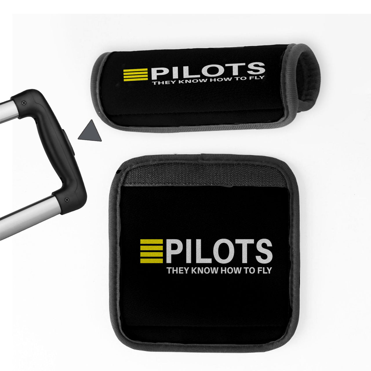 Pilots They Know How To Fly Designed Neoprene Luggage Handle Covers