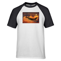 Thumbnail for Departing Fighter Jet 16 Designed Raglan T-Shirts