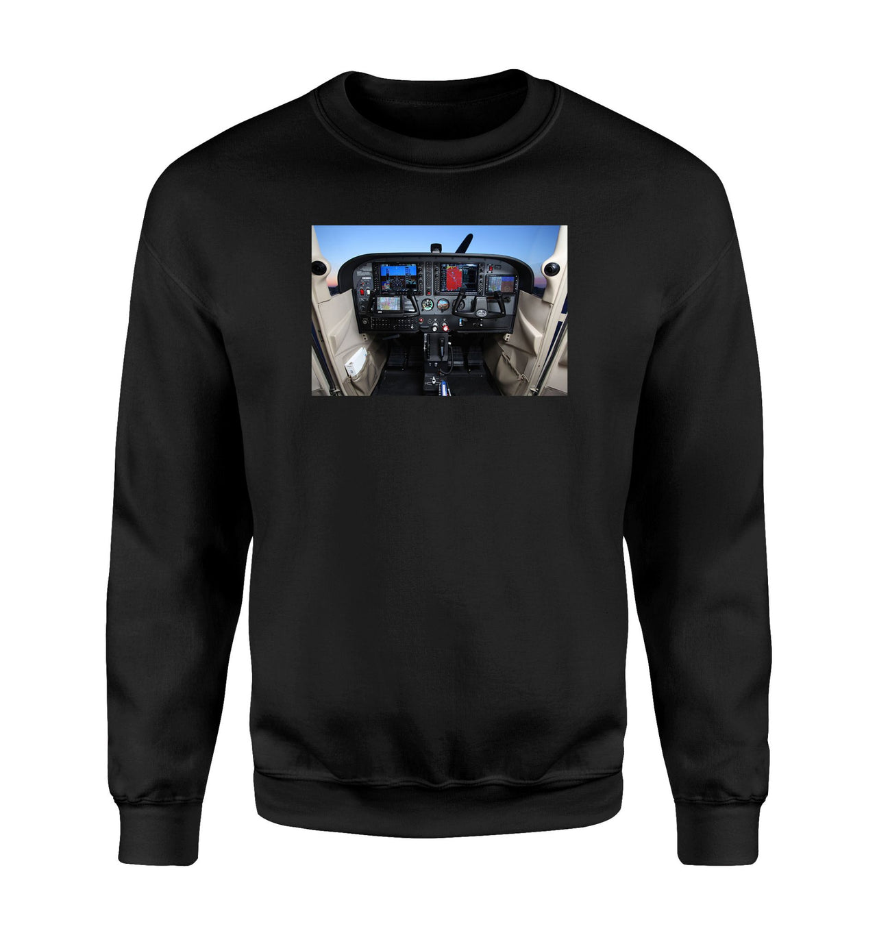 Cessna 172 Cockpit Designed Sweatshirts