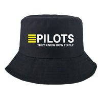 Thumbnail for Pilots They Know How To Fly Designed Summer & Stylish Hats