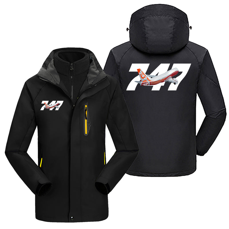 Super Boeing 747 Intercontinental Designed Thick Skiing Jackets