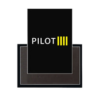 Thumbnail for Pilot & Stripes (4 Lines) Designed Magnets