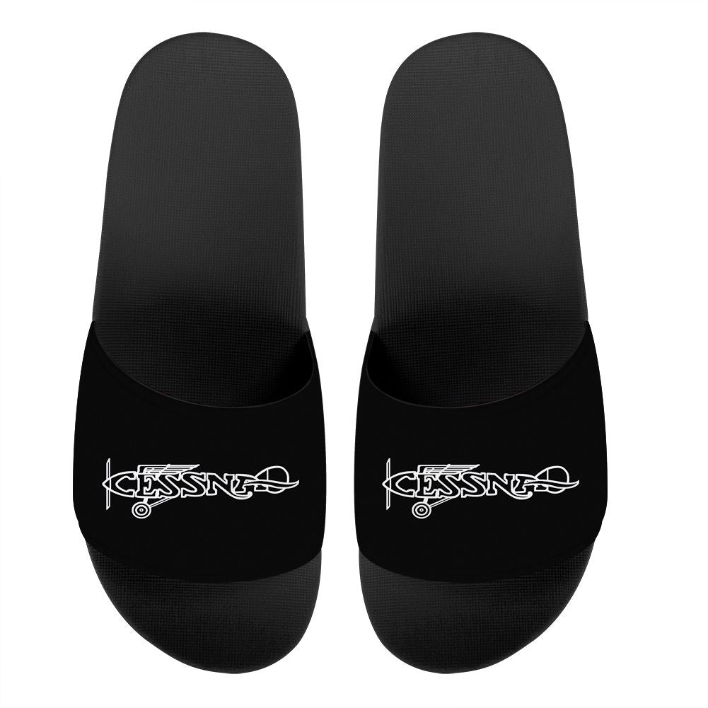 Special Cessna Text Designed Sport Slippers
