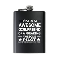 Thumbnail for I am an Awesome Girlfriend Designed Stainless Steel Hip Flasks