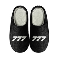 Thumbnail for 777 Flat Text Designed Cotton Slippers