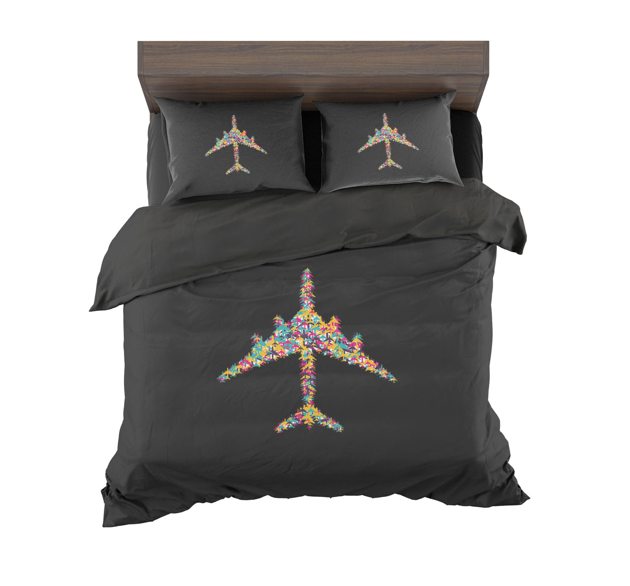 Colourful Airplane Designed Bedding Sets
