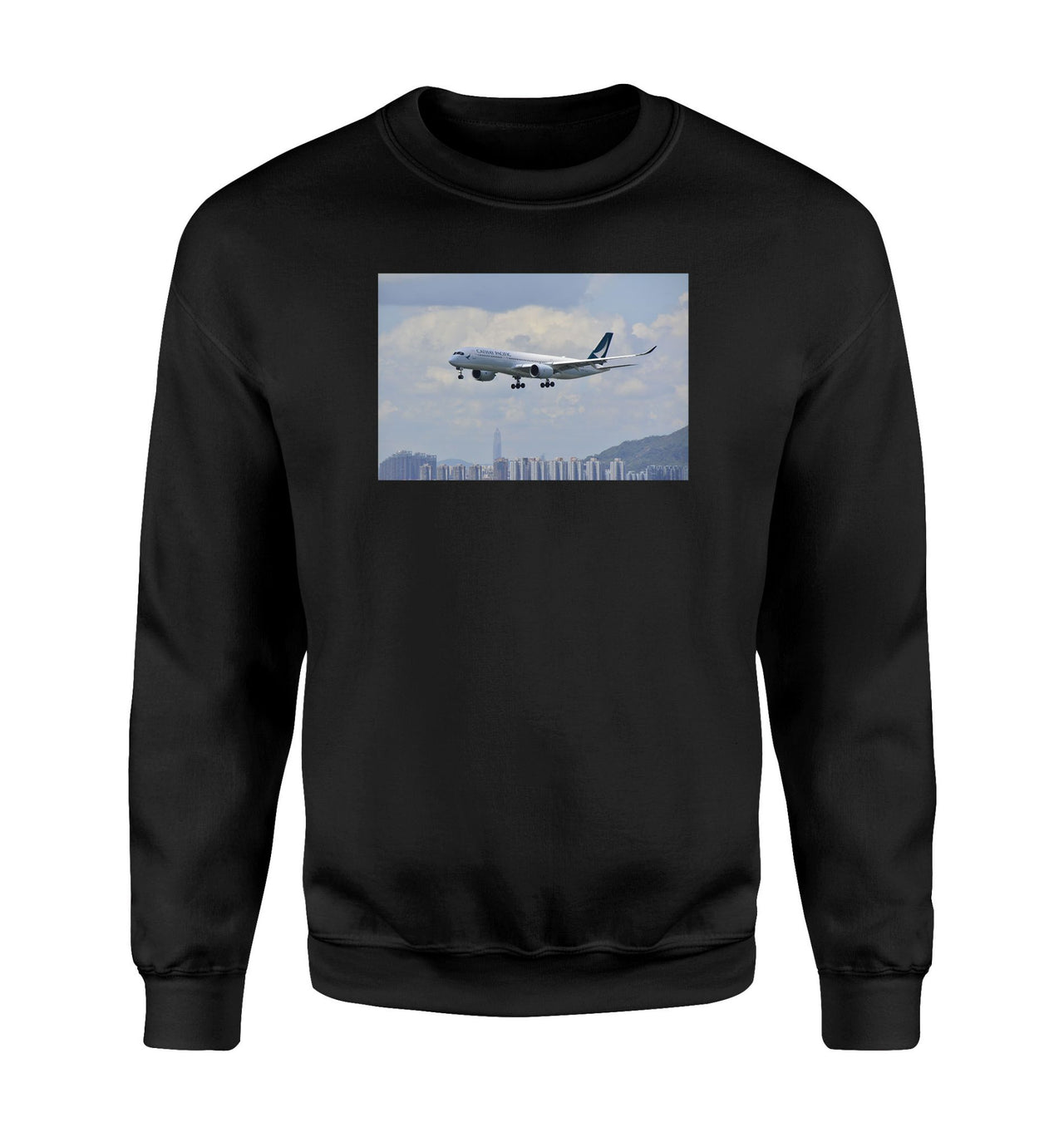 Cathay Pacific Airbus A350 Designed Sweatshirts