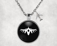 Thumbnail for Fighter Jet 16 Silhouette Designed Necklaces