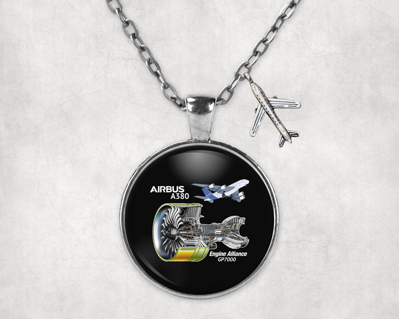 Airbus A380 & GP7000 Engine Designed Necklaces